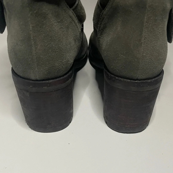 Sam Edelman Suede Ankle Moto Boots 9.5 - Picture 7 of 9